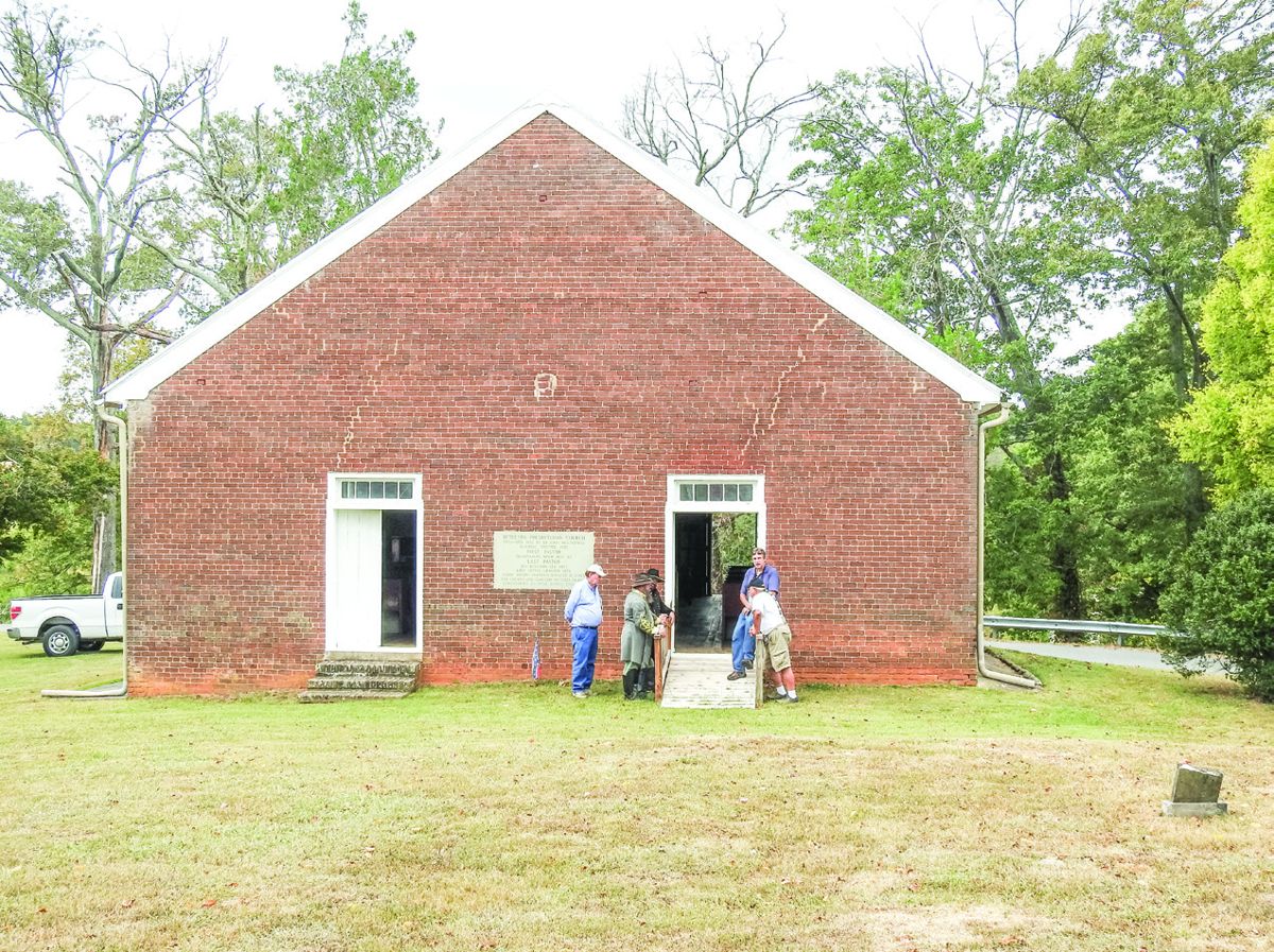 Bethesda Church used as a field hospital by Longstreet’s Corps.