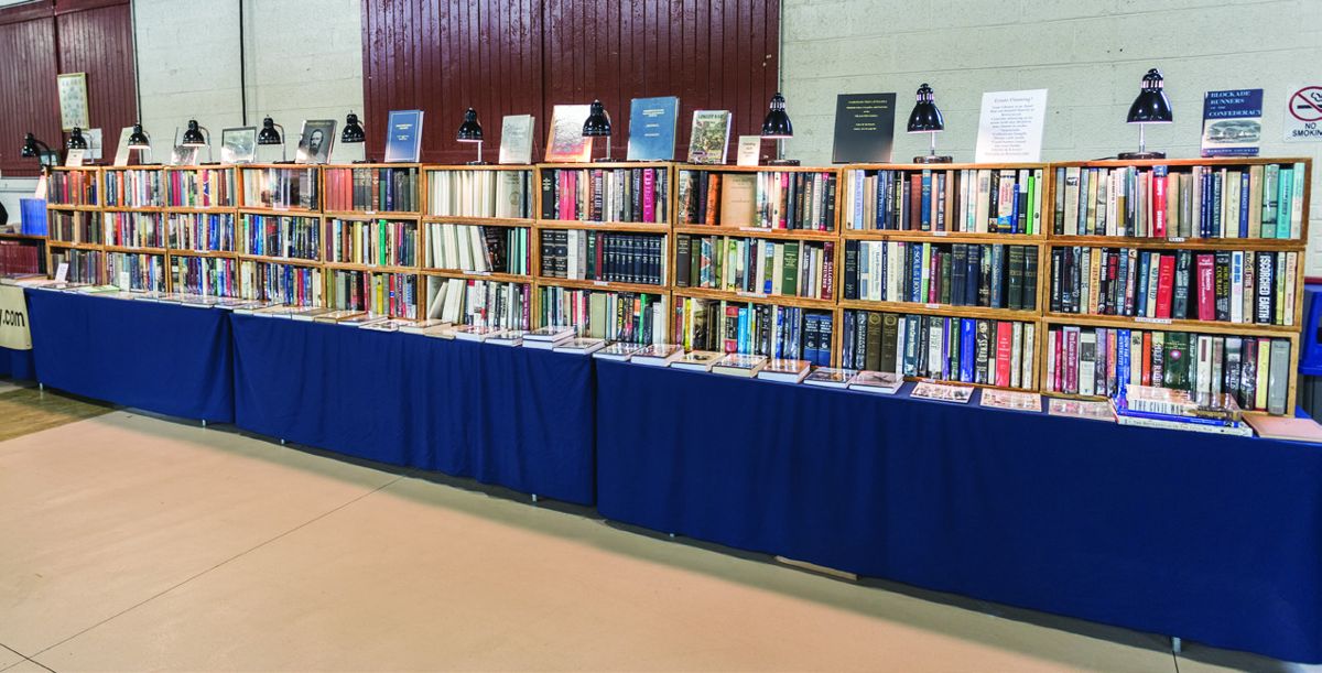 If you are looking for a rare, out of print or collectible Civil War book, you can find it at Mark Ramsey’s booth.