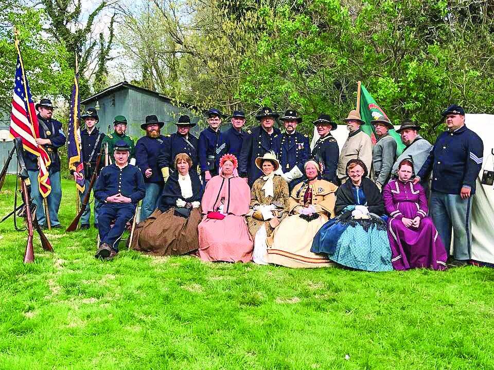 Living Historians group photo at the Grant Days. (The Boyhood Home Association)