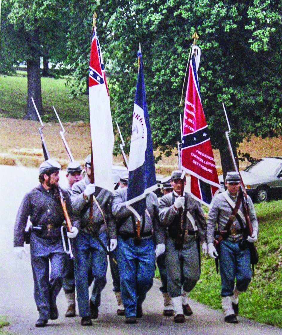 Presentation of colors was conducted by reenactors of the 44th Virginia Infantry Regiment, C.S.A.