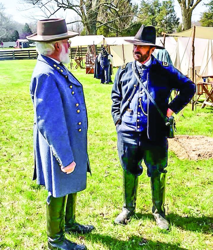 General Lee and General Grant having a conversation. (All photos by Patrick Adkins)