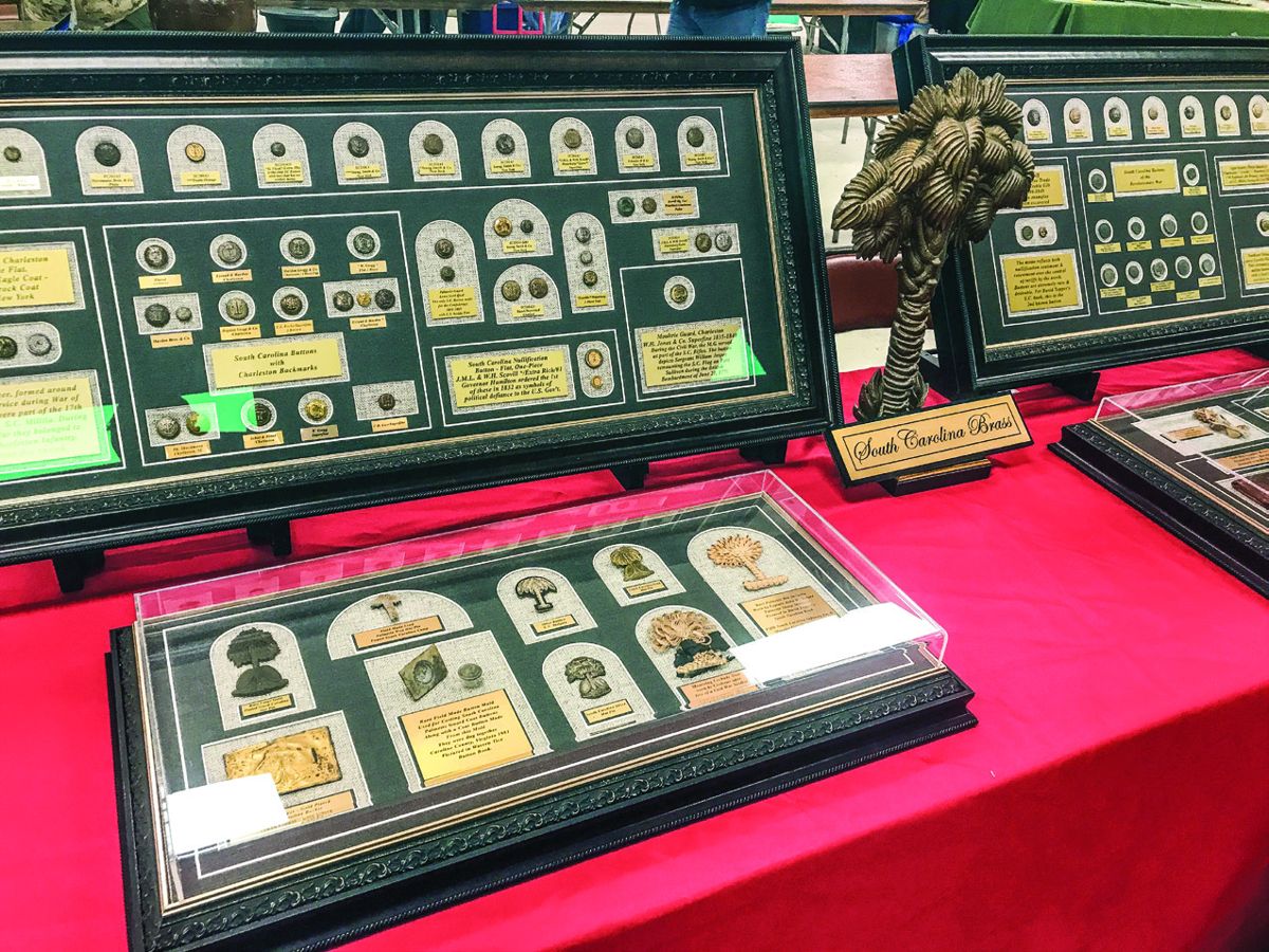 Jerry Kirkland’s display of South Carolina Brass won him Best (Photos by Butch and Anita Holcombe)