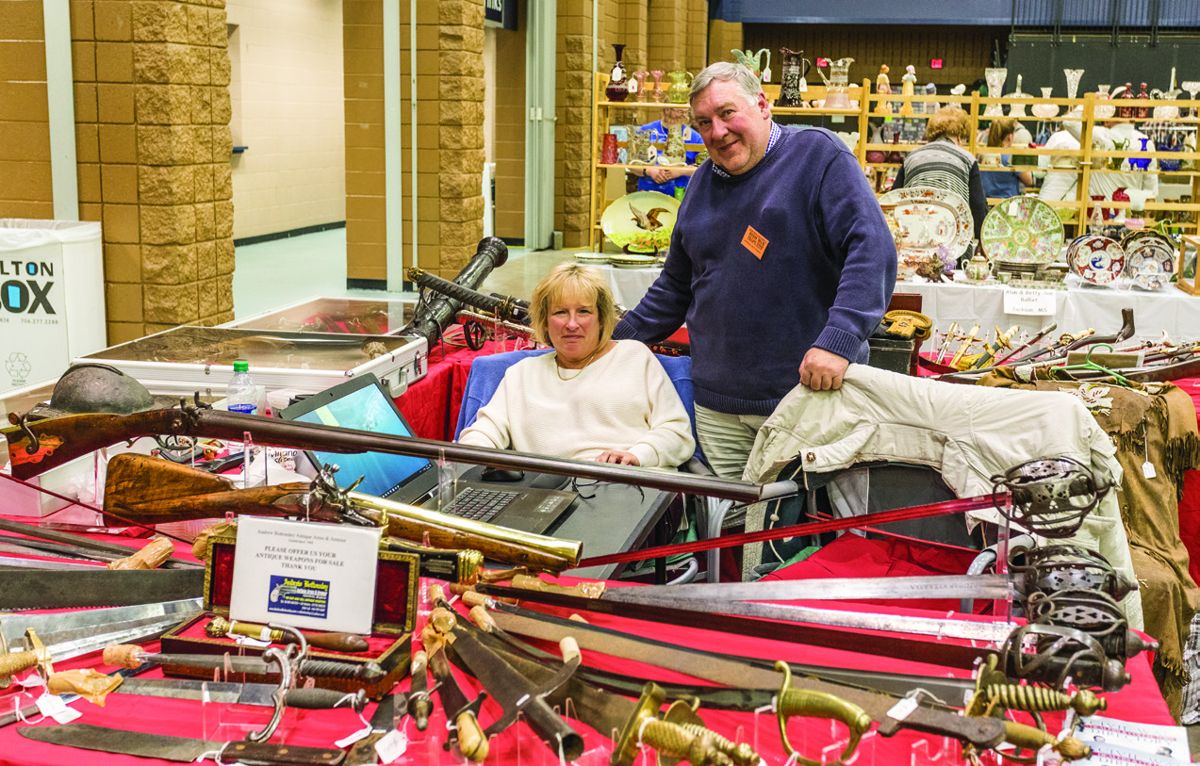 Andrew Bottomley and his wife Jackie came all the way from Holmfirth, England, to participate in the Dalton Show!