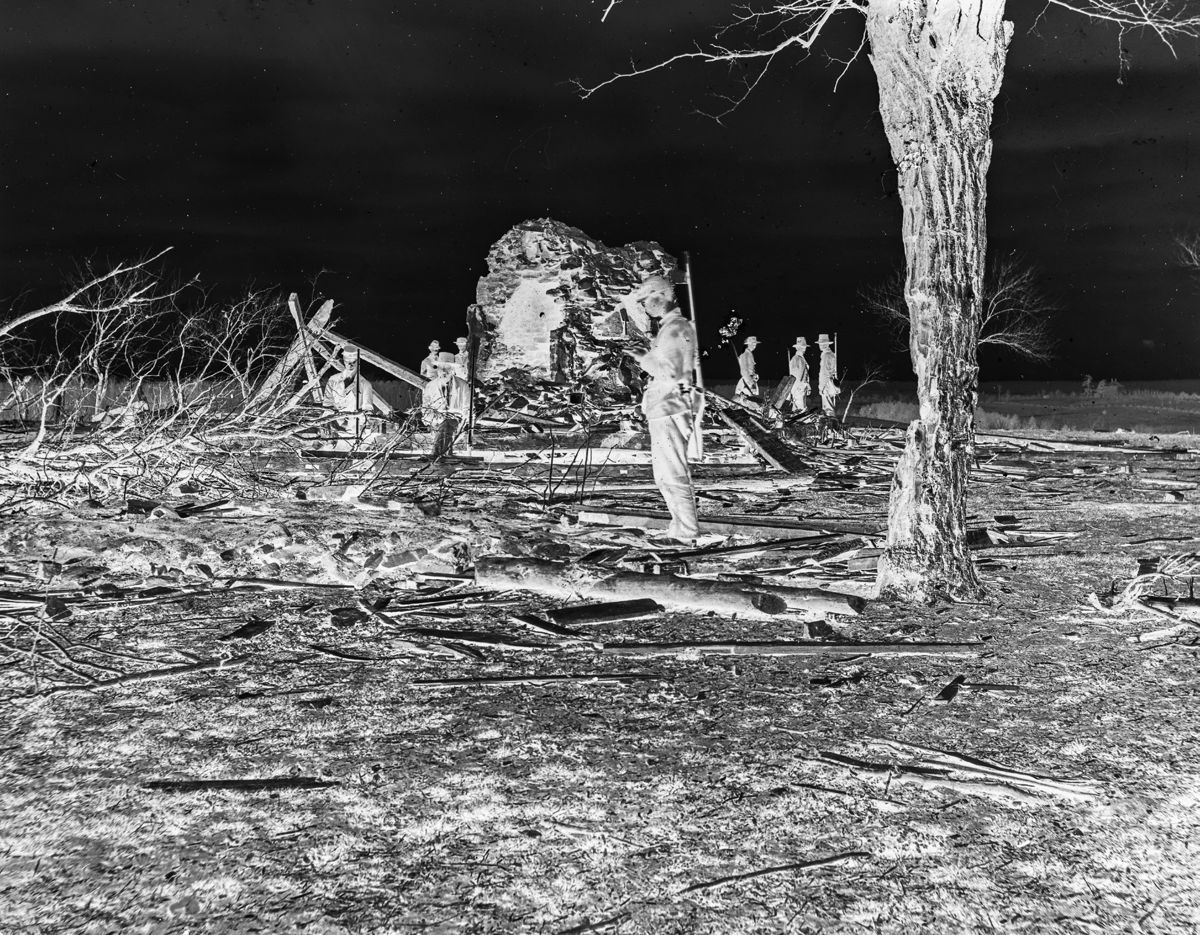 Ruins of Mrs. Judith Henry’s house at Bull Run, Va.