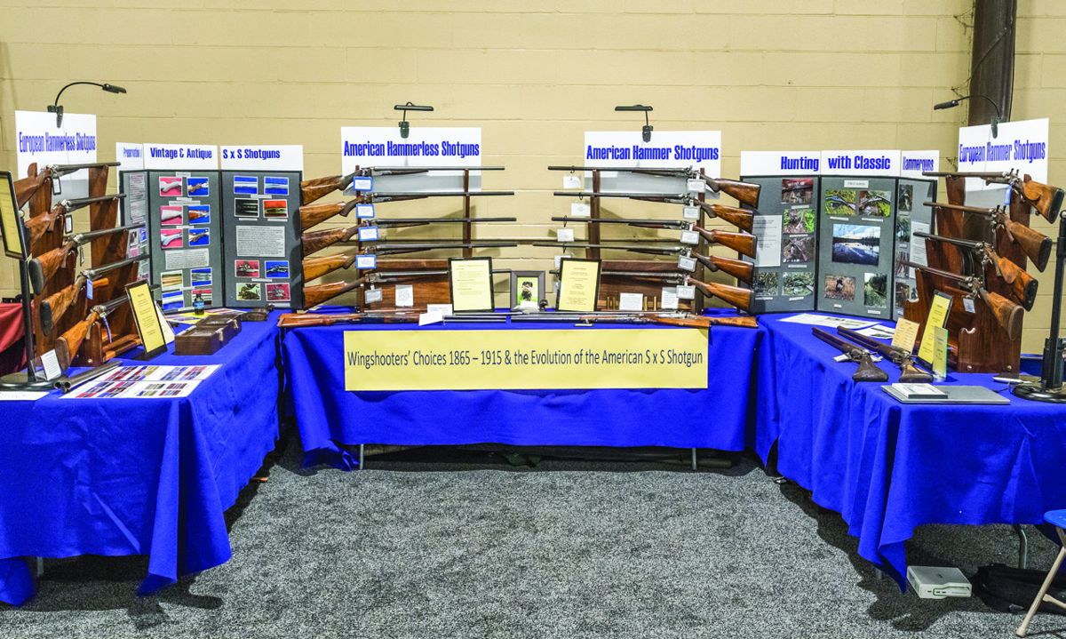 Stephen Westbrook was awarded Third Place Educational Award for his display “Wingshooters’ Choices 1865–1915 & the Evolution of the American S & S Shotgun.”
