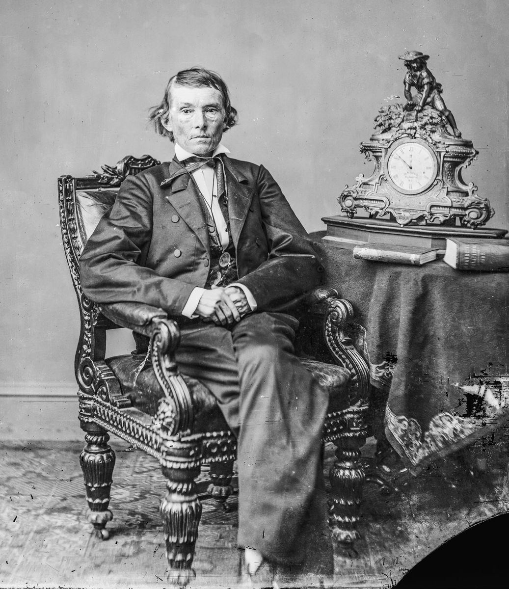 Alexander Hamilton Stephens in photo taken in 1865. (Library of Congress)