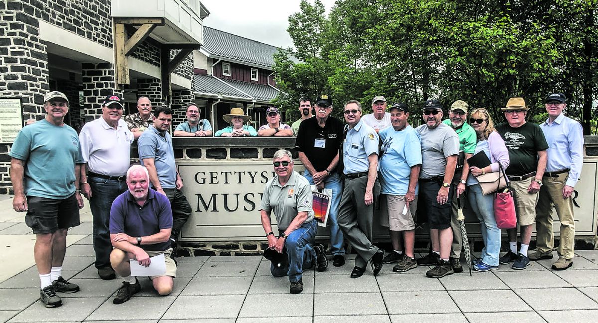 CWRT Congress tour members at the Gettysburg Visitor Center.