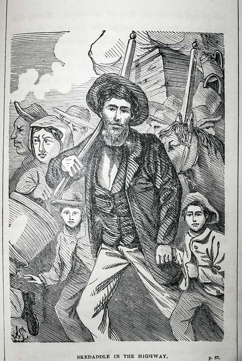 “Skedaddle in the Highway”: Smith and his family were in Rome when Sherman’s troops approached the city in May 1864. “Bill Arp” thus became one of the “Roman runagees.”