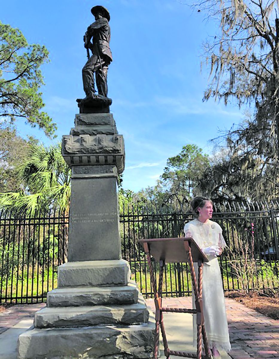 Nansea Markham with Old Joe at his new location. (Kirby Smith