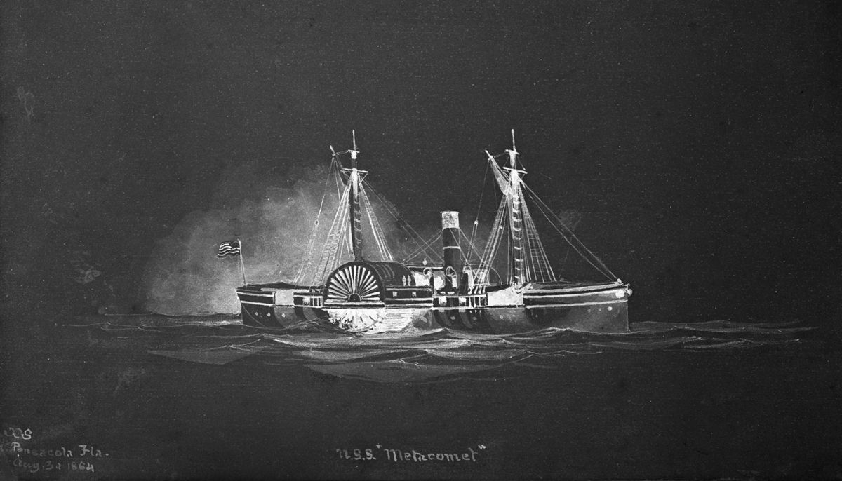 “If Farragut had only been here…” — lead photograph from the original article