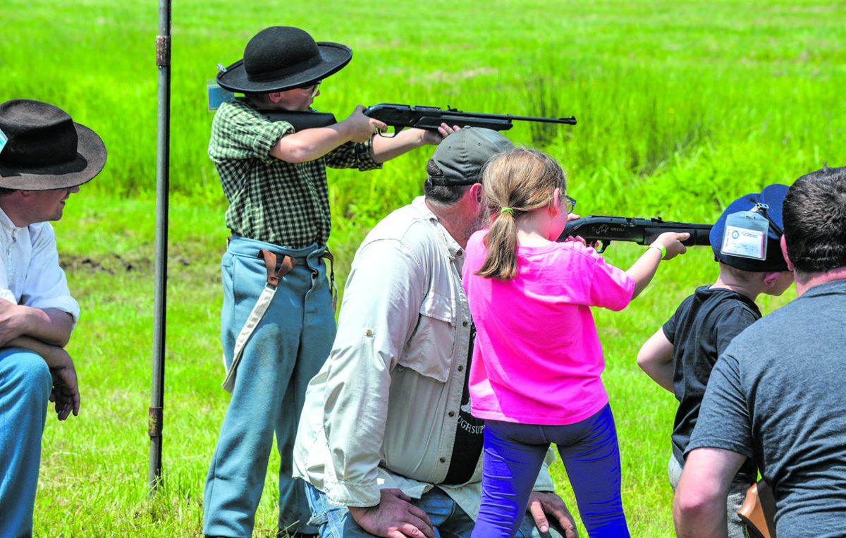 Participants in the N-SSA Tenderfoot matches are “skirmishers in training” as they compete in BB and pellet gun matches under close adult supervision.