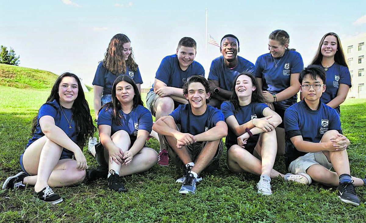 Top row (left to right): Sarah Schwartz, Owen Lanier, John Mugabe, Makayla Decker, Hays Turner; bottom row (left to right): Olivia Brinkman, Jessica Grajeda, Taylor Bishop, Karalyn (Maggie Holmgren)