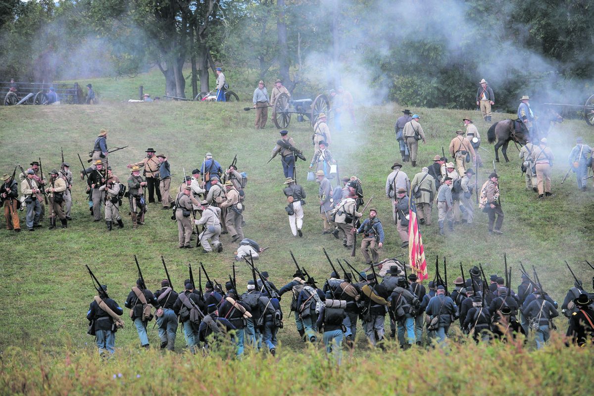 Shen ‘64. Confederates retreating. (Tiffany Umbaugh)