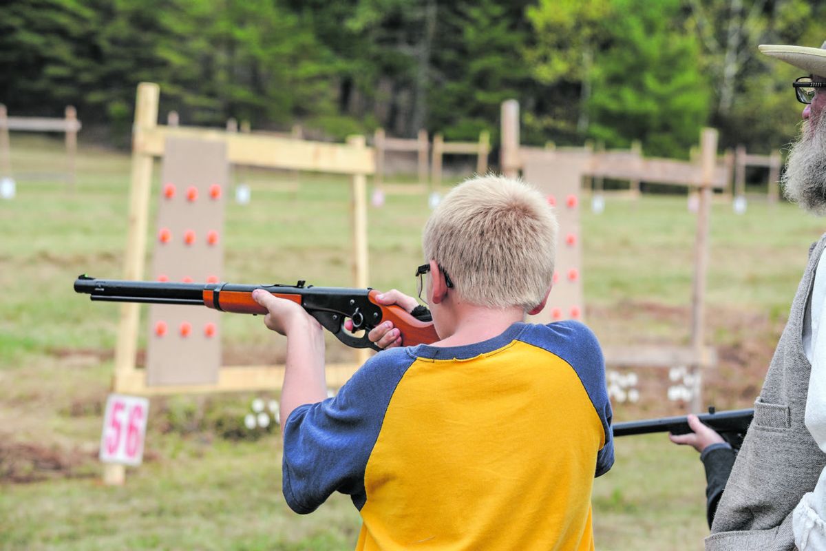 “Skirmishers in training” between the ages of four and 15 compete in the BB and Pellet gun matches under close adult supervision. These matches enrich the family-oriented nature of the N-SSA by involving the younger generation of skirmishers in individual and team competitions.