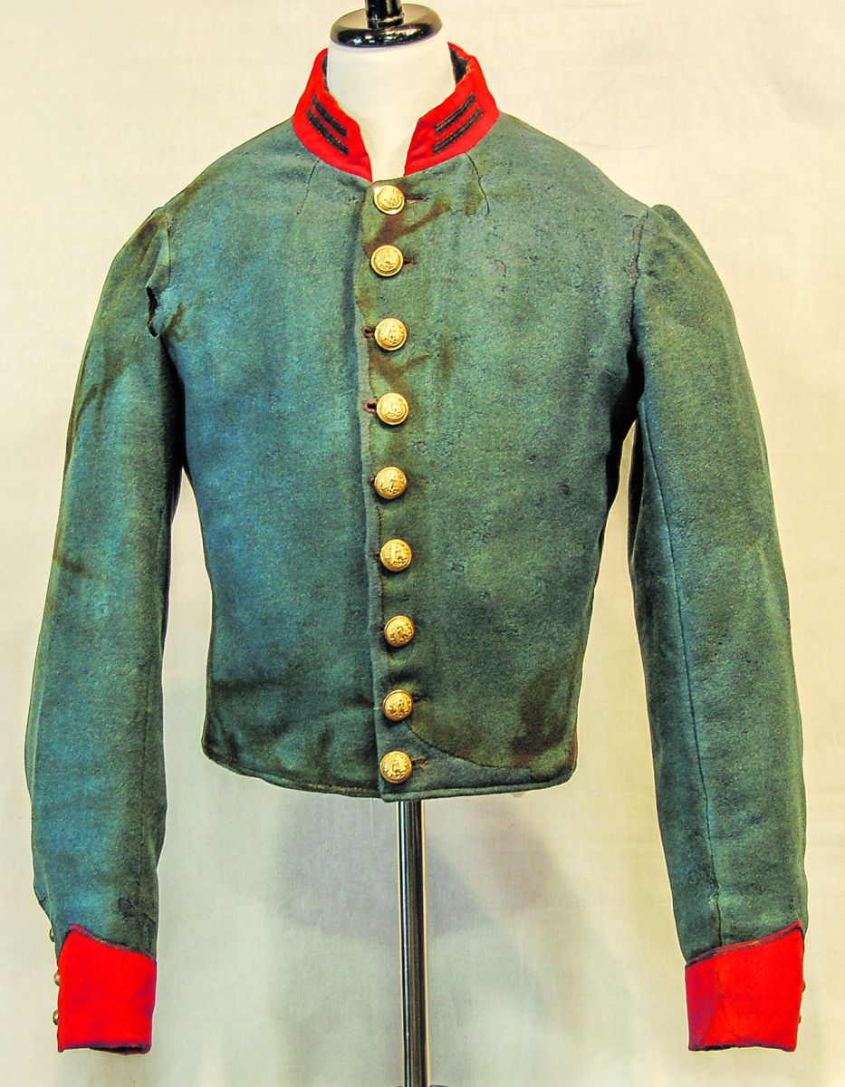 Coat, front, after restoration.