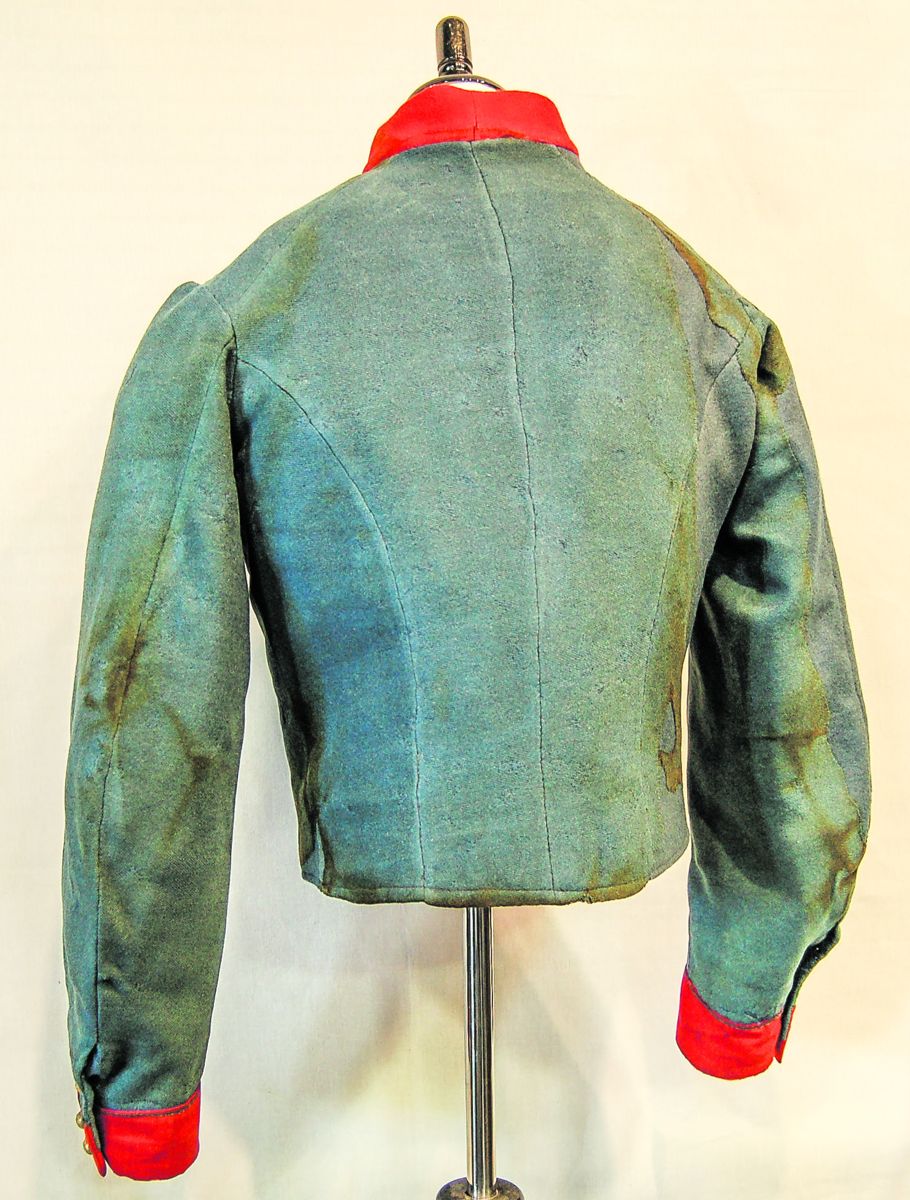 Coat, back, after restoration.