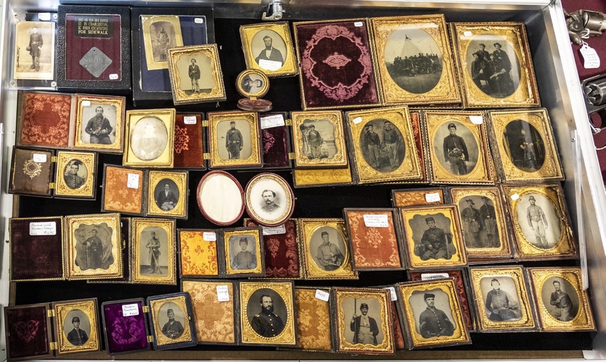 Larry Munther had a great selection of photographs for sale.
