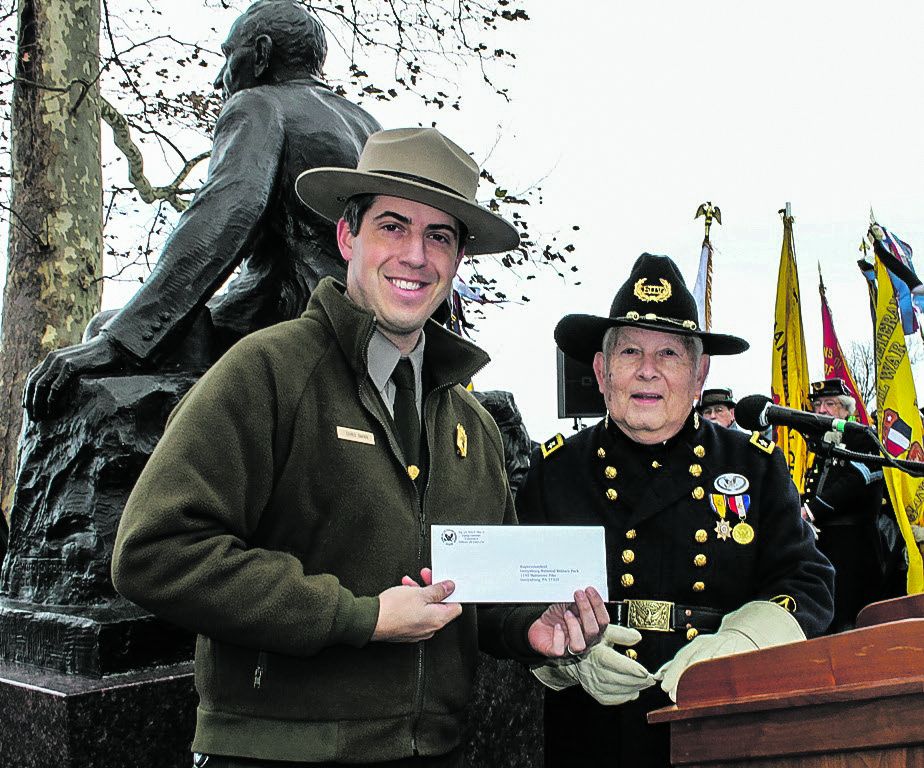 Ball Supports Gettysburg National Military Park Preservation — lead photograph from the original article