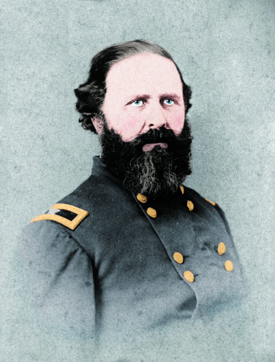 Col. Speed S. Fry; Colorization © 2018 civilwarincolor.com courtesy civilwarincolor.com/cwn. (University of Kentucky)