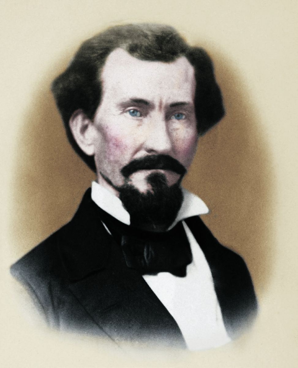 Felix K. Zollicoffer; Colorization © 2018 civilwarincolor.com courtesy civilwarincolor.com/cwn. (Library of Congress)