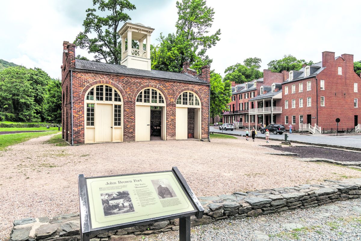 Harpers Ferry, John Brown’s Fort, Now photograph.