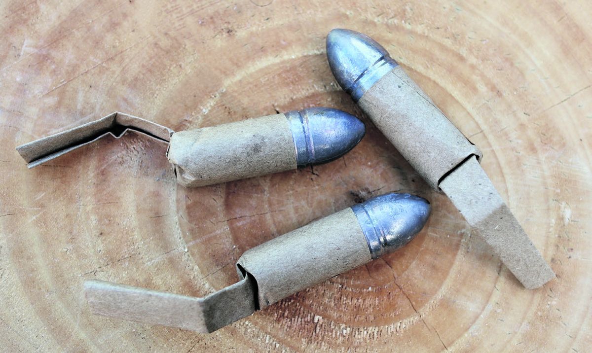 Cartridge made with Eras Gone Richmond Sharps bullet.