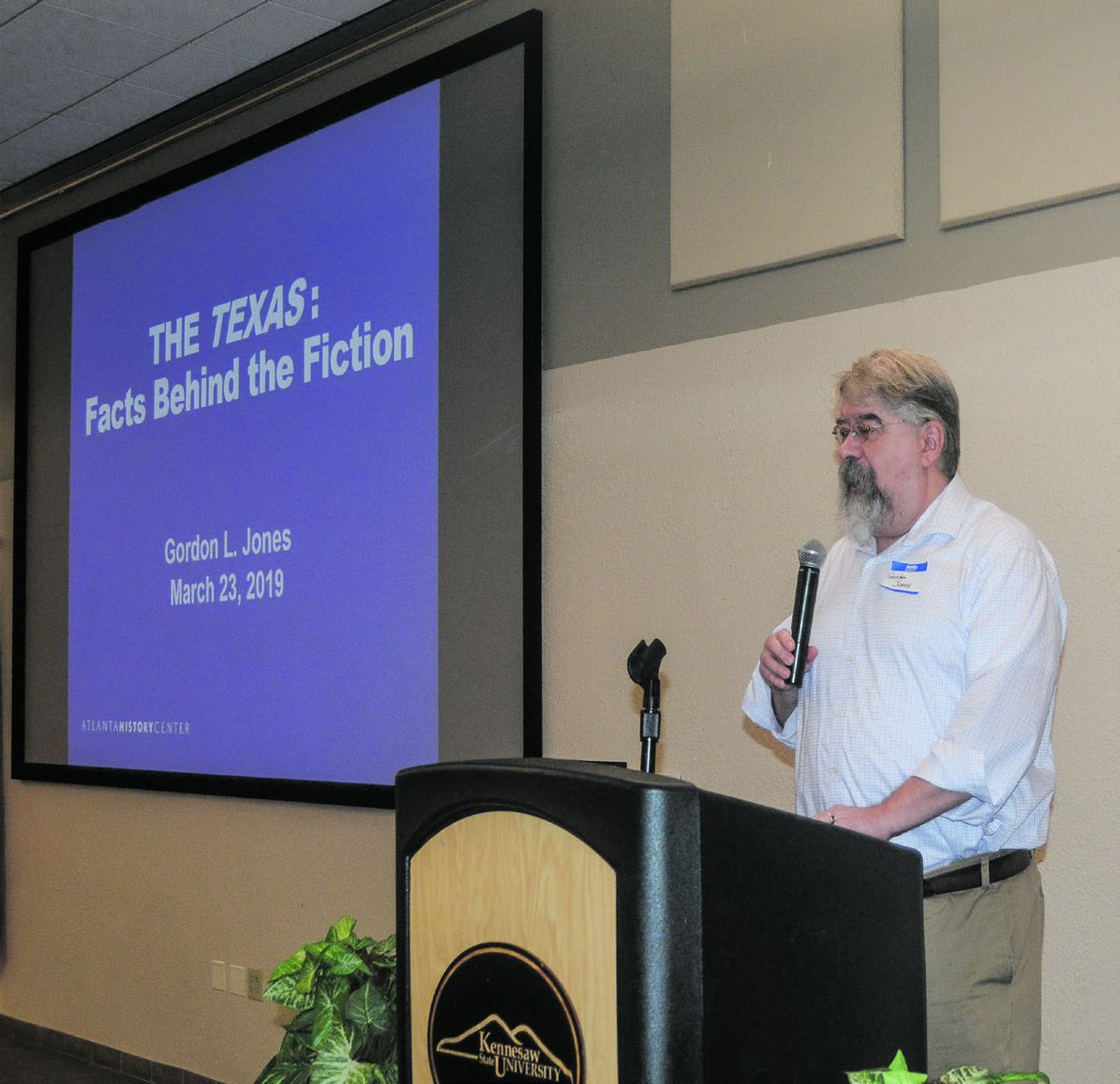 Gordon Jones at the 16th Annual Symposium.