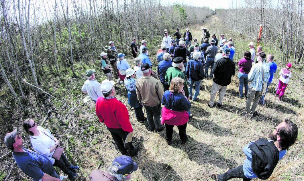 Co-Tour Guides Chris Mackowski and John Cummings captivate attendees with Myer’s Hill historical accounts.