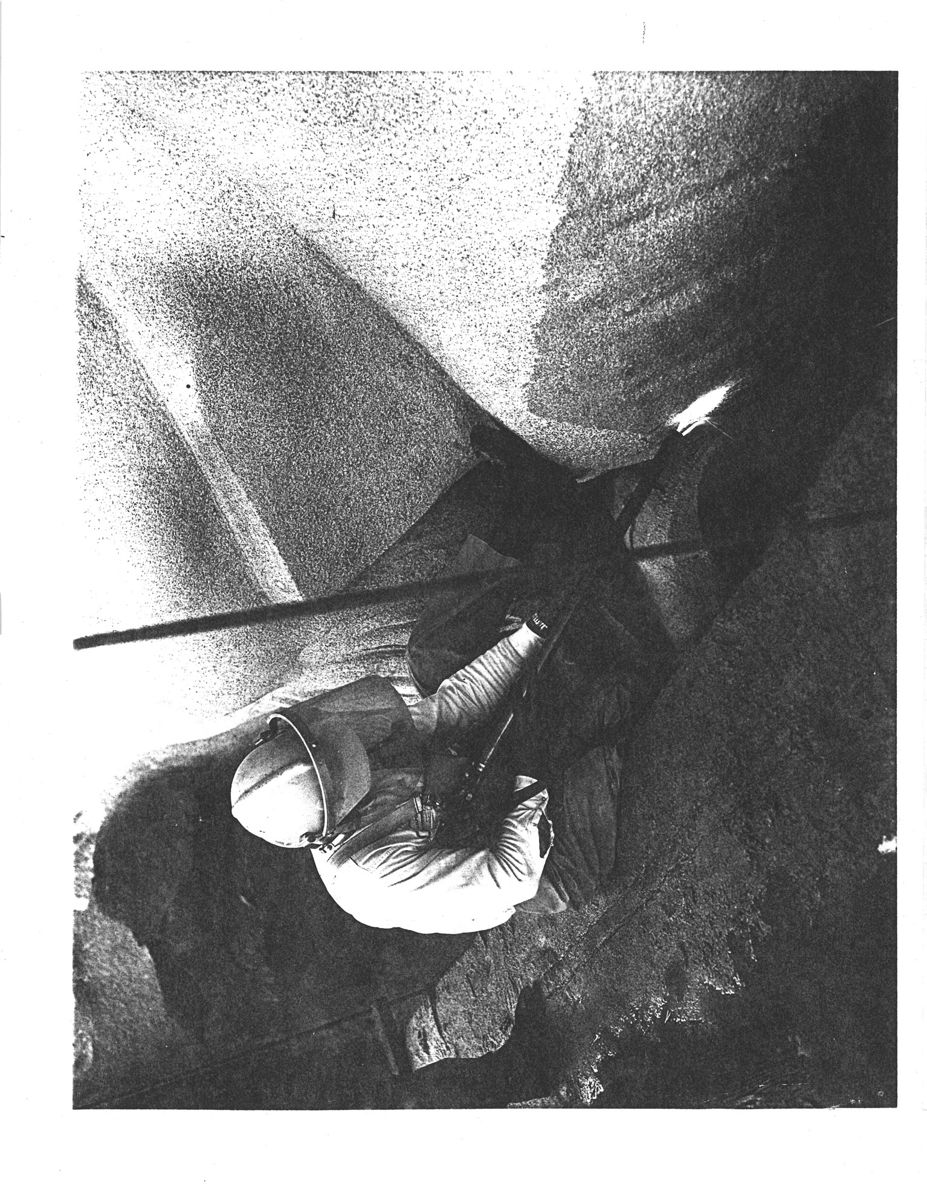 The granite stone face marked and ready to cut. This was a complicated task performed on platforms high above the ground