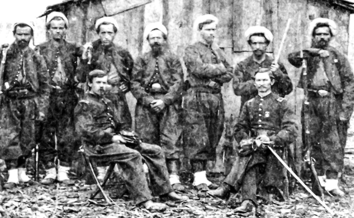 Soldiers of the 140th New York’s Company B. (Photo Credit: Brian Pohanka)