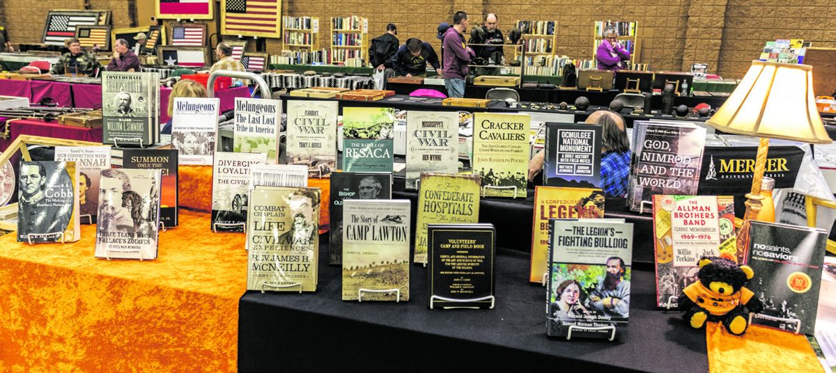 Mercer University of Press offered a large selection of their Civil War books.