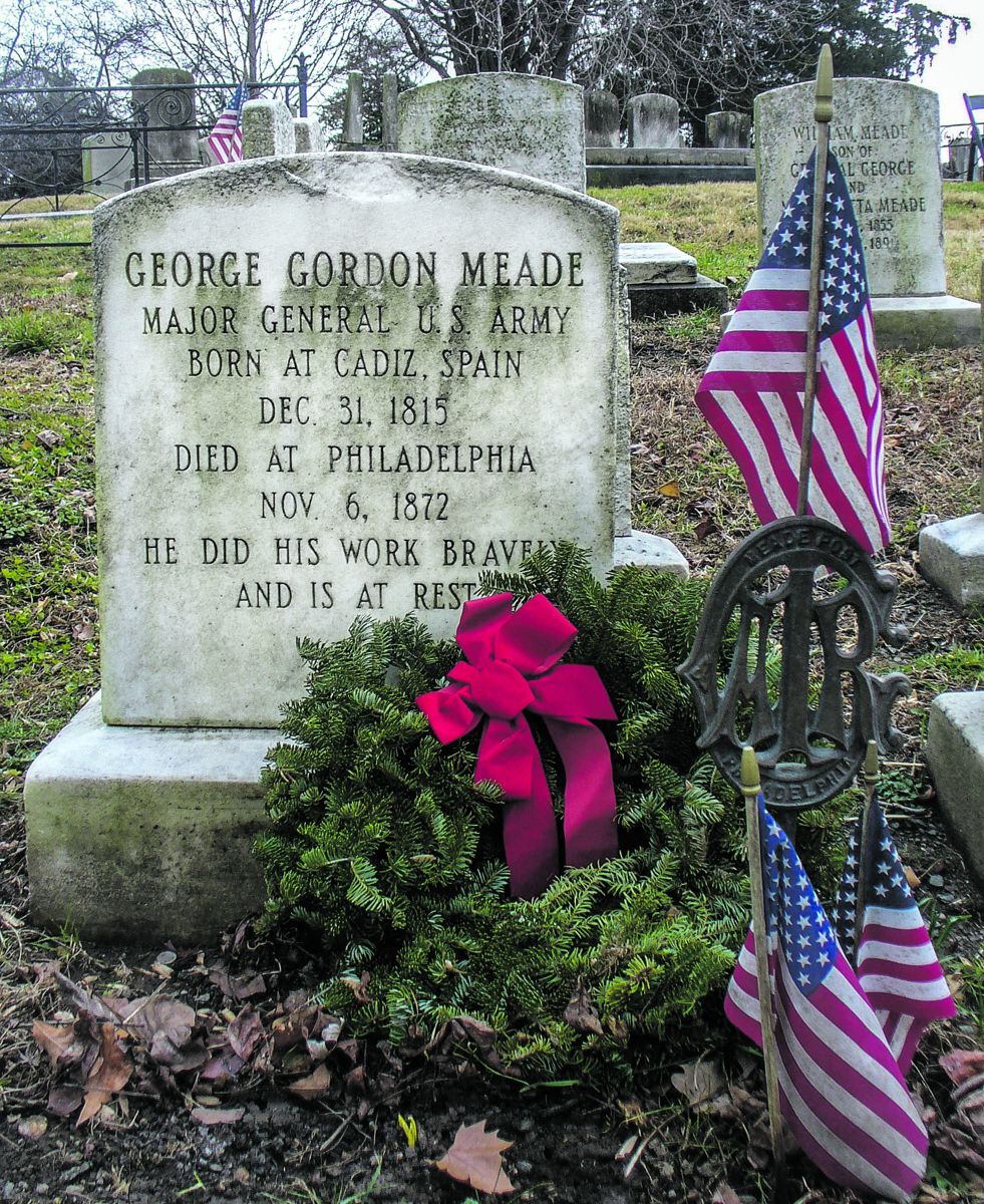 George Gordon Meade’s headstone.
