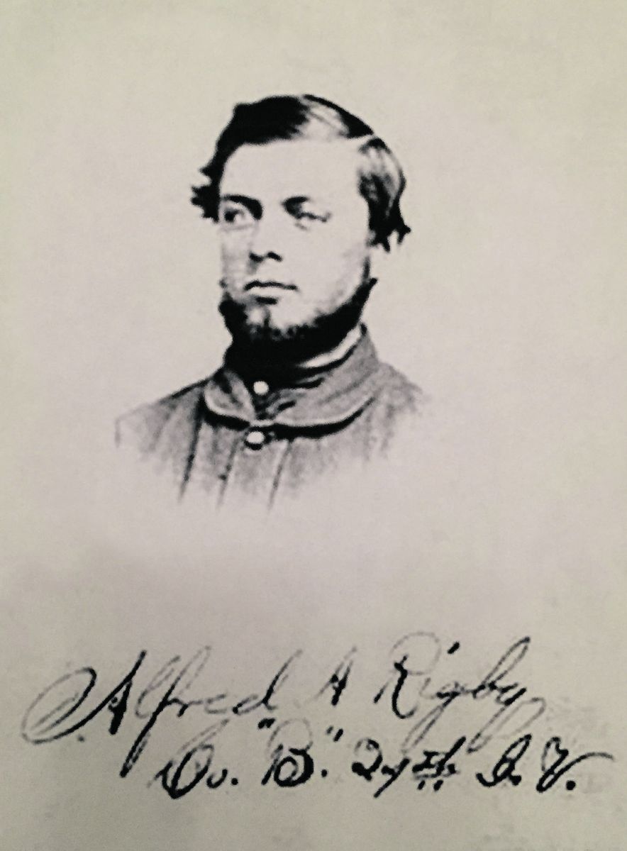 Alfred A. Rigby, Co. B, 24th Iowa Infantry.