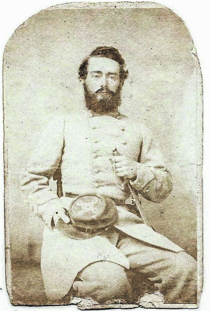Martin wears this frock coat in the photograph.