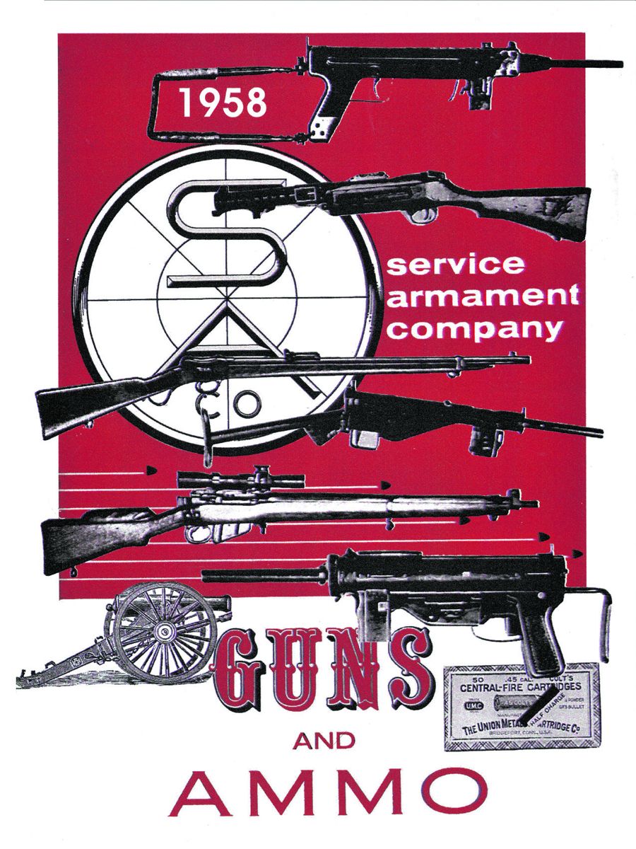 Cornell Publications reprint of the 1958 Service Armament catalog.