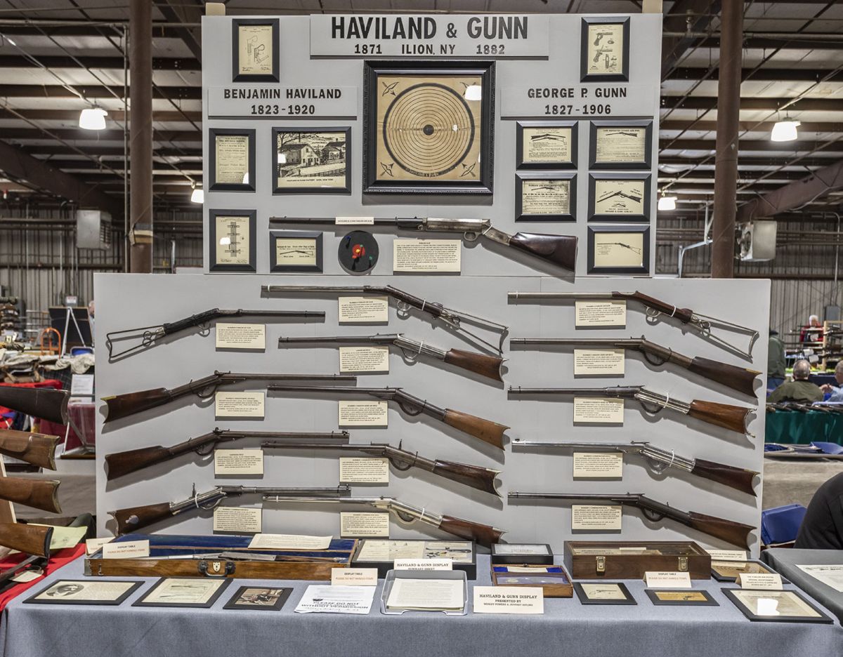 Jeffery Sipling’s display “Haviland and Gunn.”