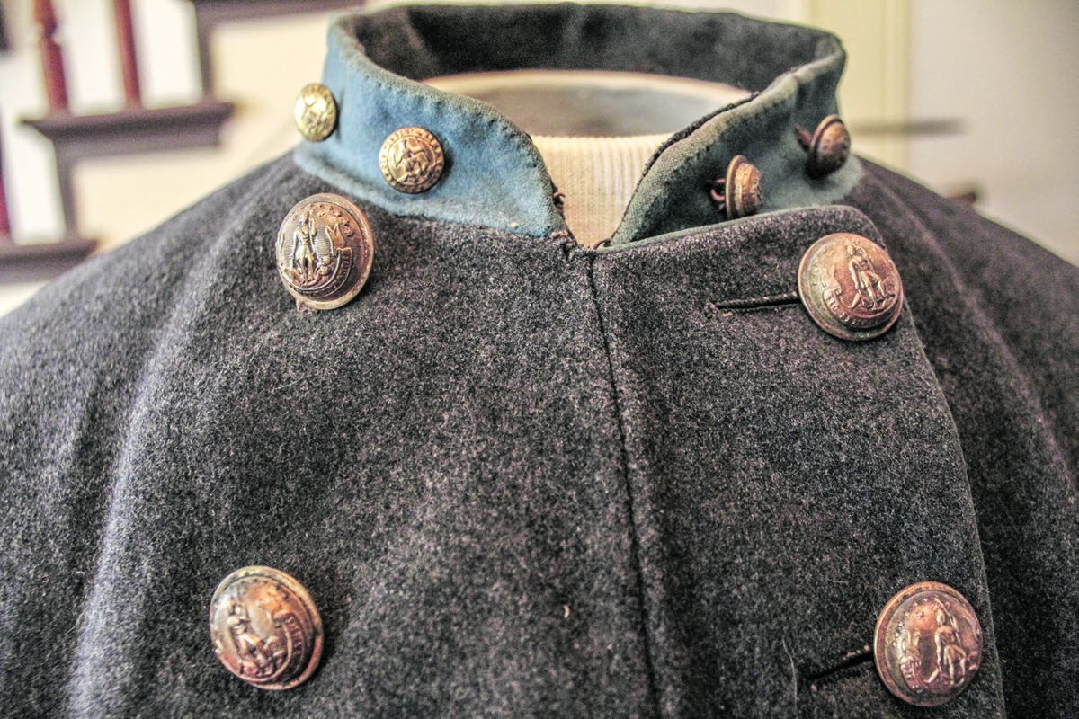 Martin, a Virginian first and last, used Virginia buttons even to the point of using them as collar stars.
