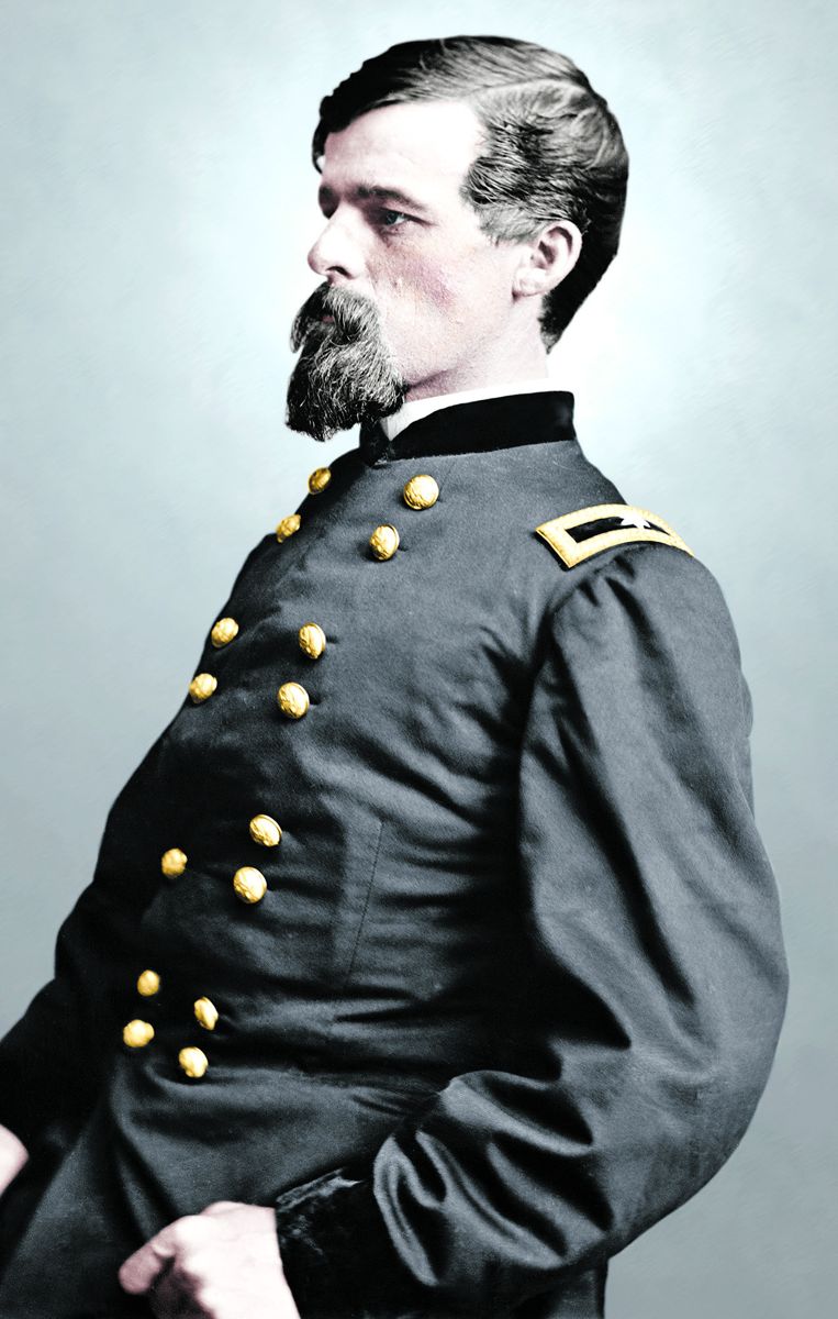 Gen. Charles C. Walcutt. Colorization © 2019 civilwarincolor. com. Courtesy civilwarincolor.com/cwn. (Library of Congress)