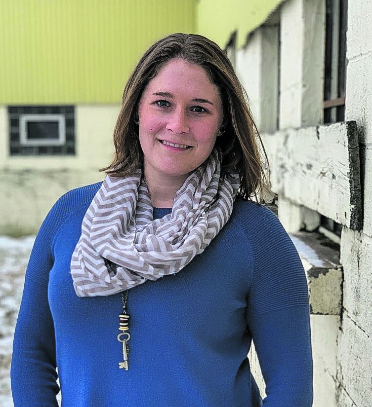 Paige Gibbons Backus helps manage ECW’s social media.