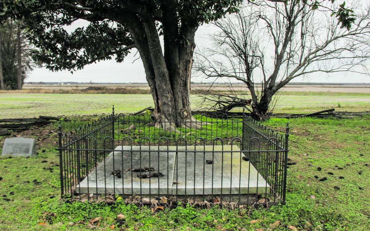 Henry M. Shaw and Mary R. Shaw rest today in the family cemetery next to the house that served as their home.