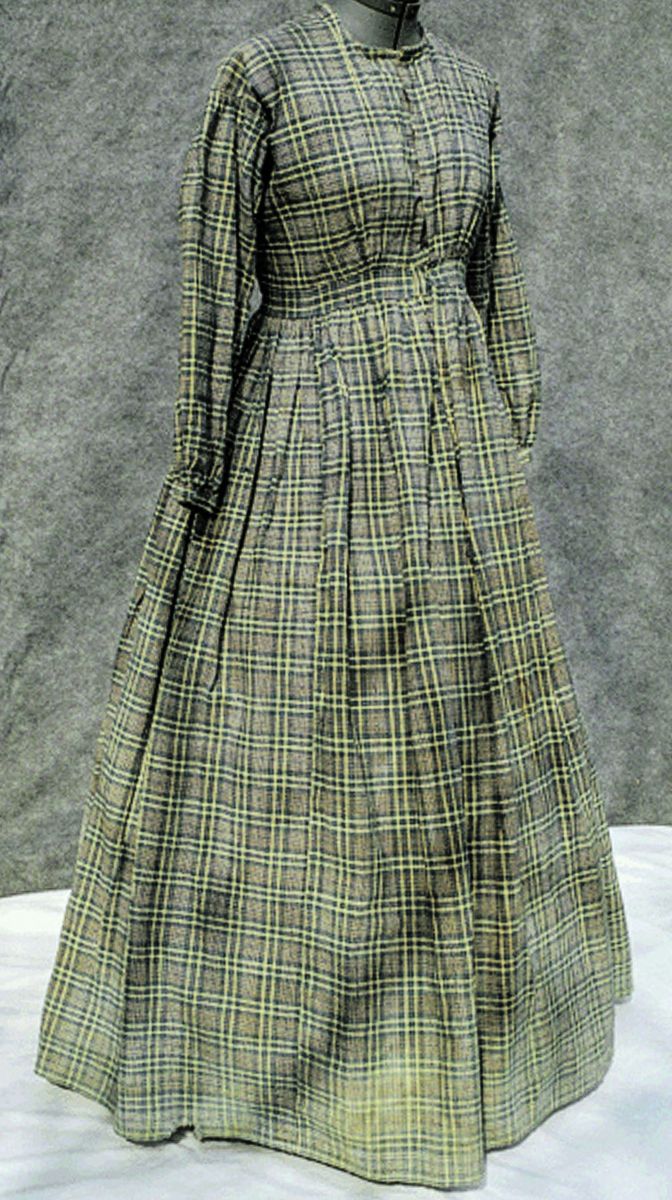 Furr homespun dress. Privately owned by Vicki Betts, Tyler, (Photo by Vicki Betts used with permission.)