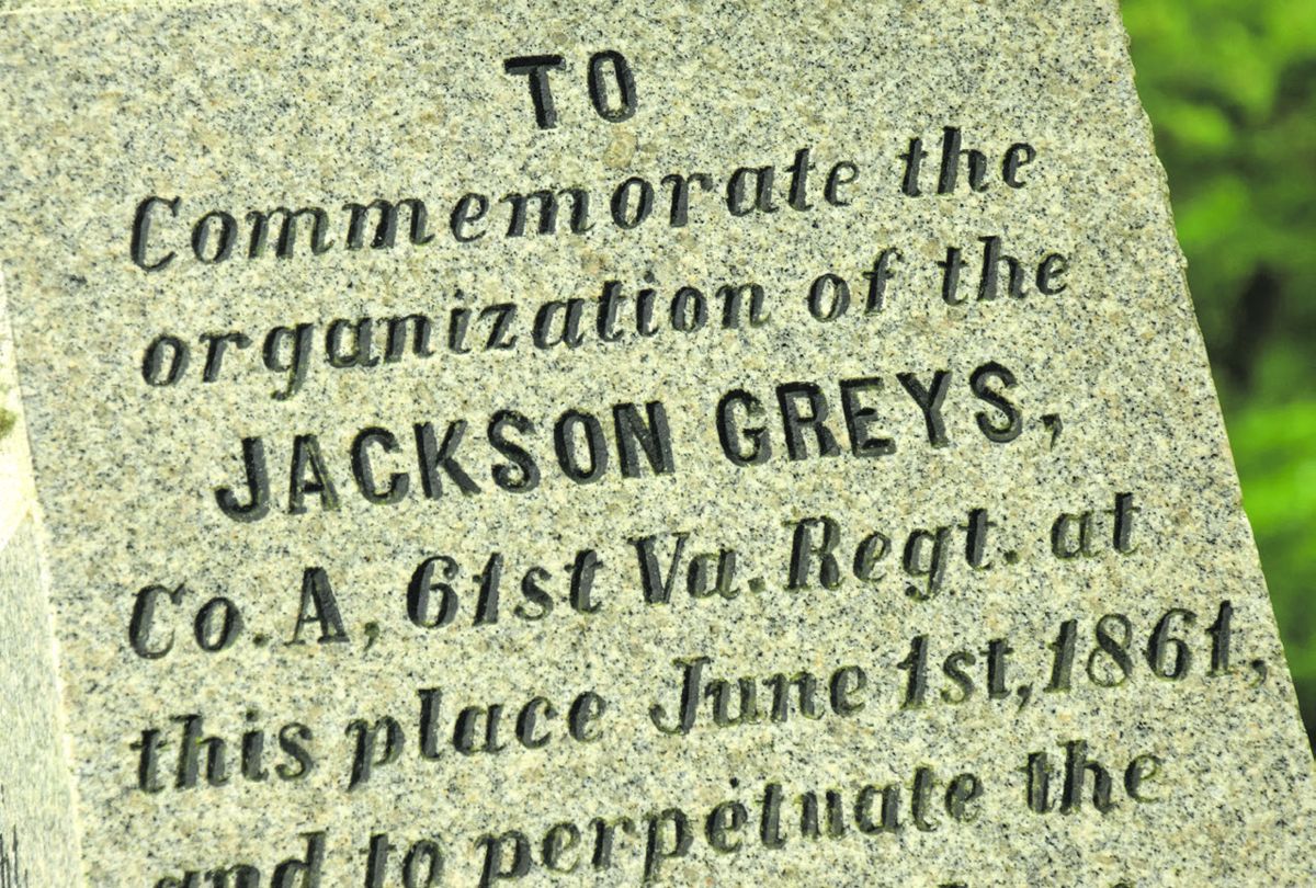 Jackson Greys Monument detail.