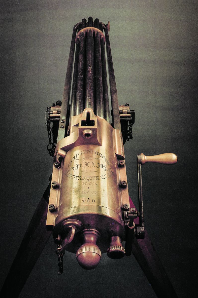 The Gatling Gun — lead photograph from the original article