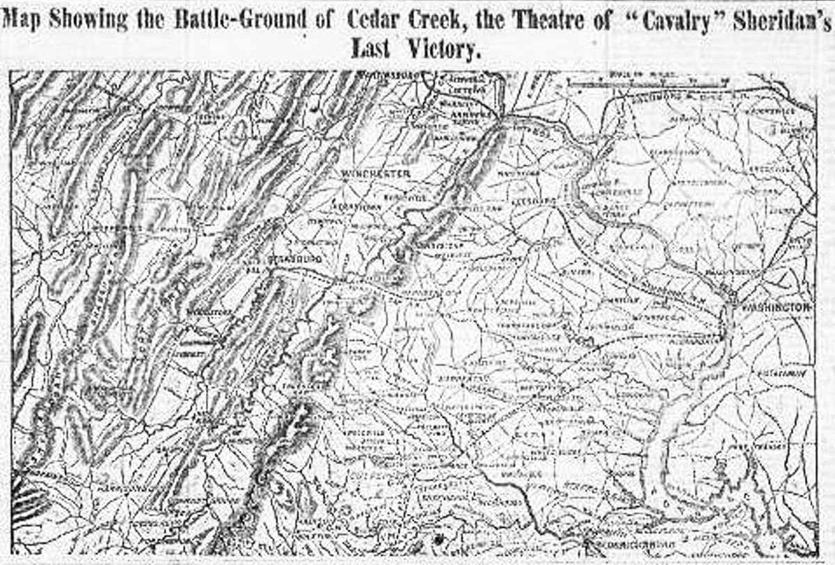 Sheridan’s Victory Map.