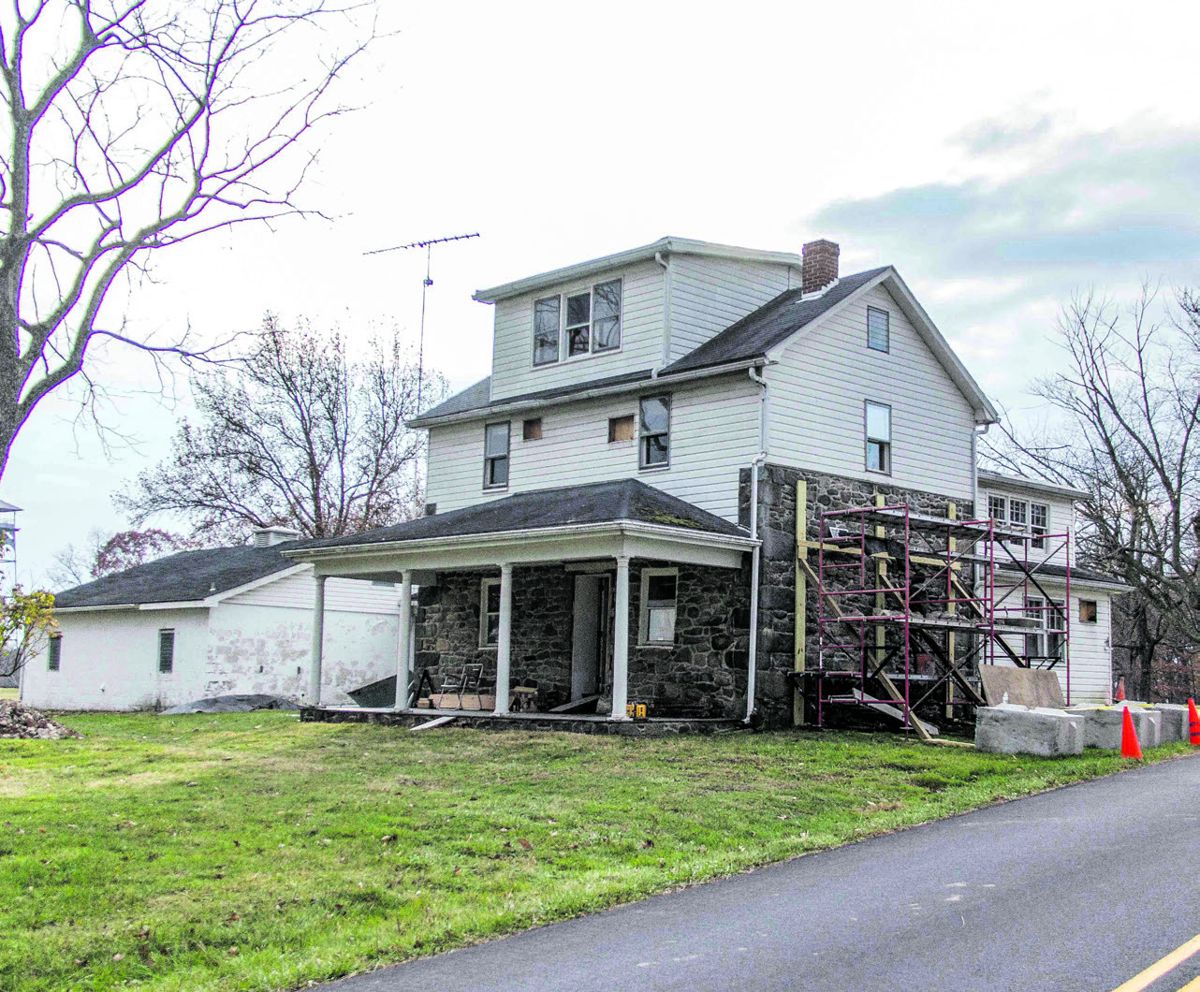 Selective demolition of modern additions at historic Warfield house to began early December.