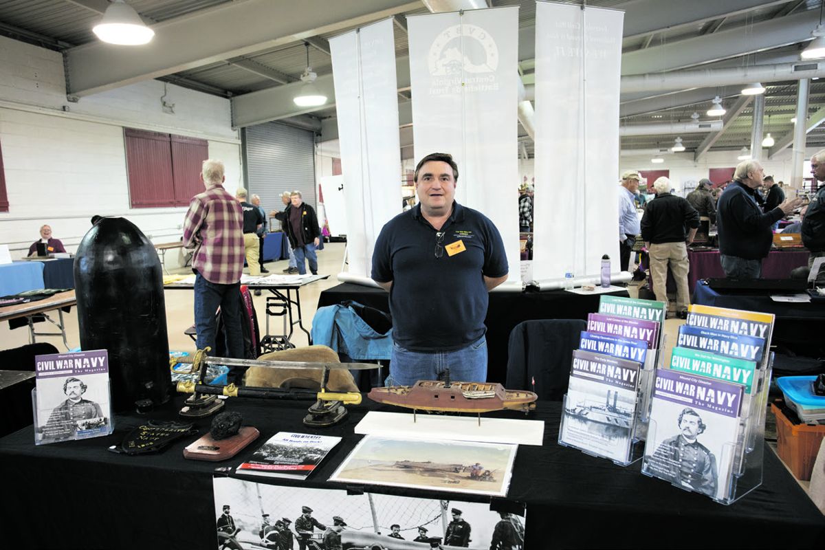 Charles Williams of Civil War Navy Magazine always has some eye catching items at his table.