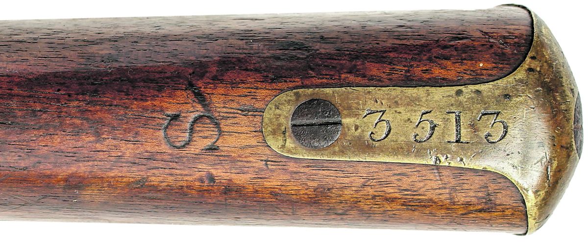 number and the “S” furnisher’s mark indicating the rifle was delivered to Sinclair, Hamilton & Company by the firm of W&C Scott of Birmingham.