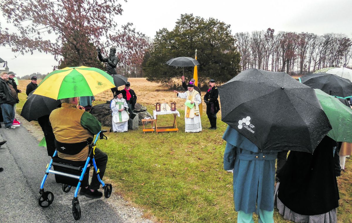 69th New York at their annual 4 p.m. Mass, at the Father Corby's (Photos this page by Steve Reilly)