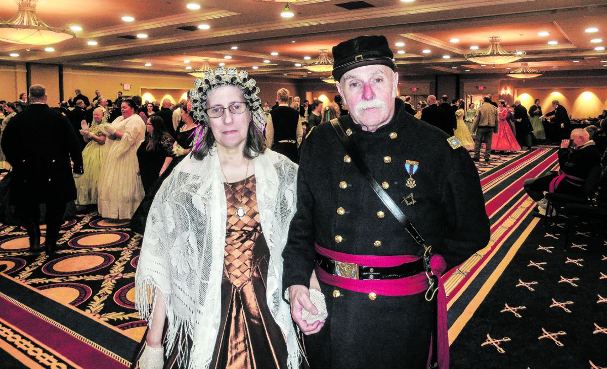 Past C&C Mark and Barbara Day, SUVCW, Mark also portrays Gen. Ord, in Lincoln's Generals
