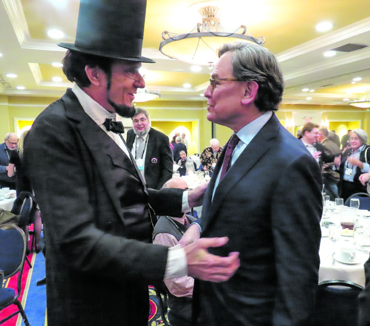 biographical subject.(Lincoln reenactor George Buss)